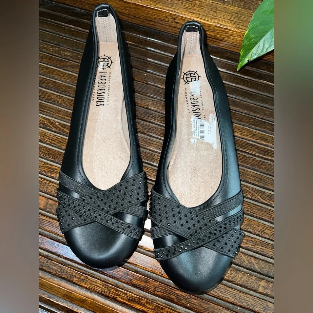 Harbourside Women's‎ Black Loafers with Studded Design 8